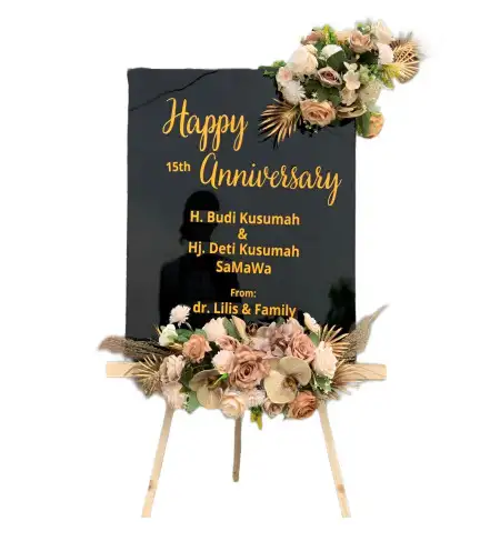 Papan Bunga Akrilik Jebol